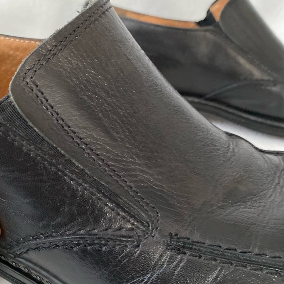 Aldo Mens Size 44 Black Leather Loafers - Picture 16 of 16